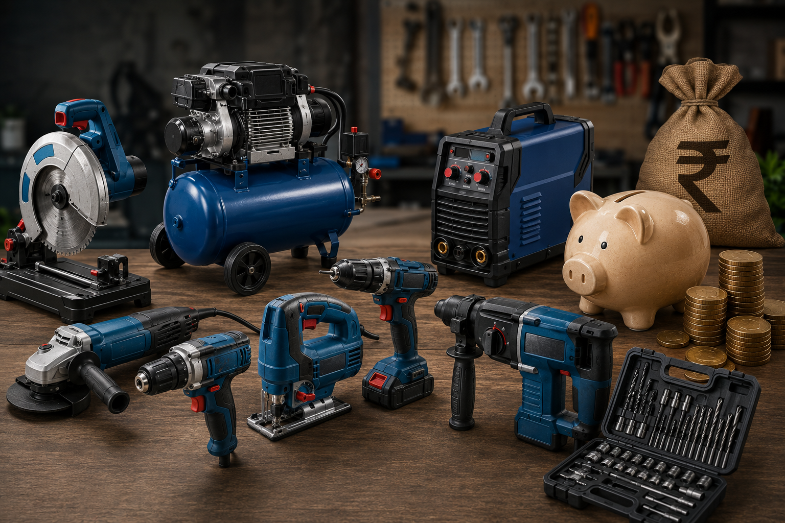 Power Tools and Savings Workshop Setup